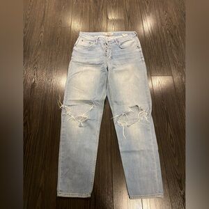 4 for 20❣️ Topshop Light Wash Distressed Hayden Jeans size 28